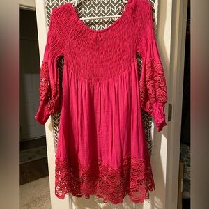 Petal Roz Fuscia color Dress Size Small